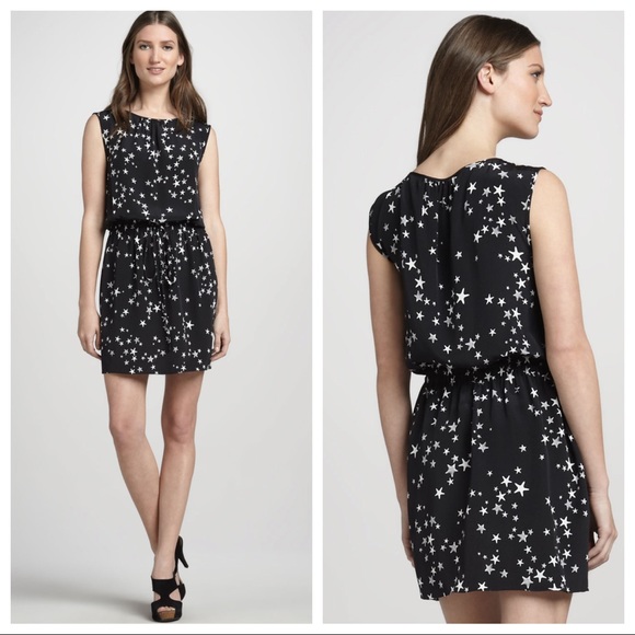 Tibi Dresses & Skirts - Tibi Sleeveless Star-Print Dress black Sz.4